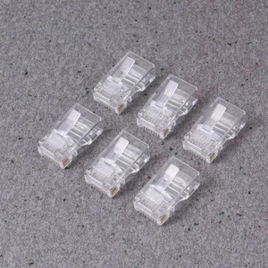 1000 Pcs 8-core Cat5e Network Connector Cable Modular Plug - Afbeelding 1 van 12