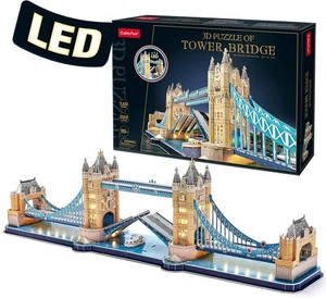 Cubic Fun, TOWER BRIDGE, 3D Puzzle, LED, 222 Pieces - Picture 1 of 5
