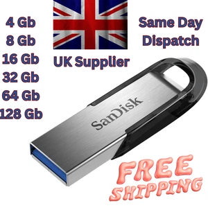 SanDisk Ultra Flair USB (4 8 16 32 64 128)GB 3.0 Flash Drive Memory Stick Pen UK - Picture 1 of 7