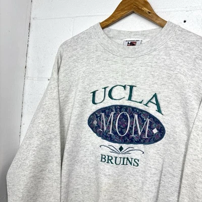 Vintage 90s UCLA Bruins Mom Crewneck College University California Sweatshirt XL - Image 1 of 4