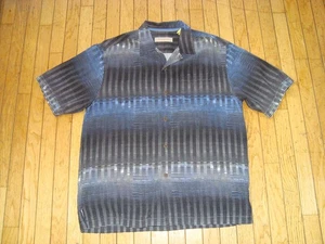 TOMMY BAHAMA MEN'S 100% SILK BUTTON UP MULTI COLOR SHIRT SIZE LARGE HARDLY WORN! - Picture 1 of 10