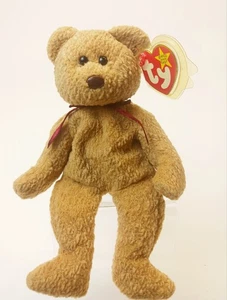 Ty Beanie Baby Curly the Bear MWMT And TAG ERRORS  Free Shipping  - Picture 1 of 4