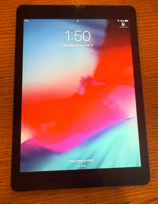 Apple iPad Air 1st Gen. A1474 64GB Space Gray/Black 9.7" Touchscreen Tablet - Image 1 of 4