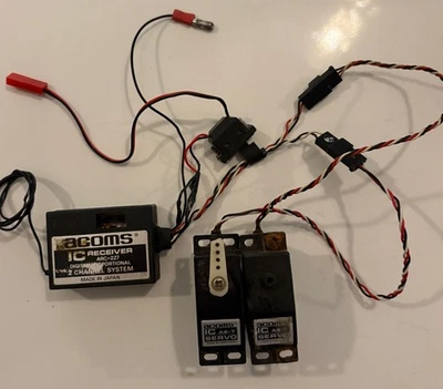 acoms arc-227 vintage Receiver servo as-7 RX 2channel  rc car boat buggy - Image 1 of 4