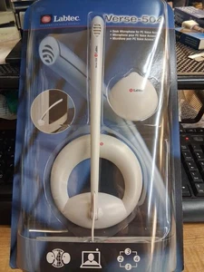 Labtec Verse-504 Desk Mic For PC Voice Gaming Headset - Picture 1 of 2