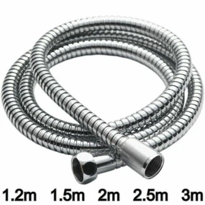 Stainless Steel Shower Hose 1.2m 1.5m 2m 2.5m 3m Flexible Replacement Standard - Picture 1 of 6