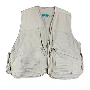 Game Winner Sportswear Hunting Vest Large Tan Game & Shell Storage Multi Pocket - Picture 1 of 12