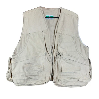 Game Winner Sportswear Hunting Vest Large Tan Game & Shell Storage Multi Pocket - Image 1 of 4