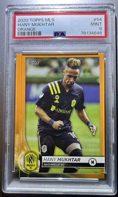2020 Topps MLS - Hany Mukhtar /25 (RC) #54 Pop 1 PSA 9 Super Rare ROOKIE STAR - Image 1 of 2