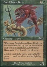 4 Amphibious Kavu - LP - Planeshift - mtg - x4 4x