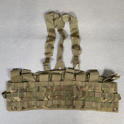OCP Multicam TAP Panel Tactical Assault Chest Rig Harness Vest USGI ARMY MOLLE - Image 1 of 4