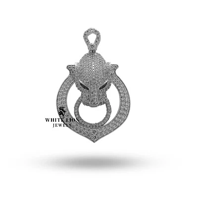 Кулон из стерлингового серебра 925 пробы с фианитом и животными в джунглях ягуар пантера - Изображение 1 из 4