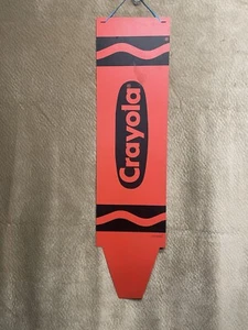 Vintage 1999 Metal Crayola Crayon Sign/ Decor Large 3 Foot Long - Picture 1 of 7