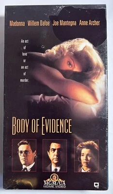 Body of Evidence (VHS, 1993, Rated - English) SEALED! Foto 1 de 4