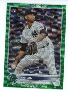 2022 TOPPS LUIS GIL GREEN FOIL ROOKIE #131 397/499 NEW YORK YANKEES
