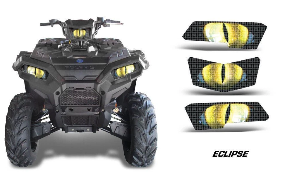 Kit de gráficos de ojos de faros cubierta de calcomanía para Polaris Sportsman 850 2017 ECLIPSE Y Foto 1 de 1