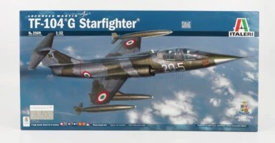 MODELLINO STATICO ITALERI LOCKHEED MARTIN TF104G STARFIGHTER AEREO MILITARE 1/32 - Immagine 1 di 2