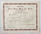 India Ladnum Electric Supply Co Limited share certificate unused