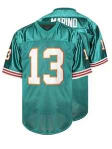 Dan Marino besticktes türkisfarbenes Jersey Größe XX-Large brandneu 2XL - Bild 1 von 3