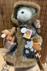 Peluche Boyds Bears avec 5 petits animaux fougère ours des bois collection les mieux habillés