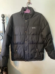 HAWKE & CO INSULATED JACKET Men's Size S Black Zip & Inner Pockets Warm Parka - Picture 1 of 6