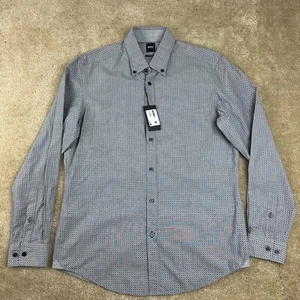 Hugo Boss Shirt Large Long Sleeve Lod_53 Regular Fit Winter NWT $179 - Picture 1 of 20