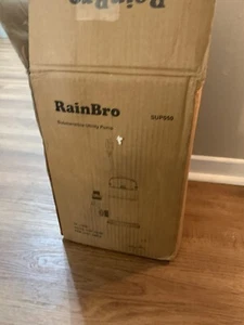 RainBro 1/2 For HP stainless steel submersible sewage pump Model# sup050 115v - Picture 1 of 3