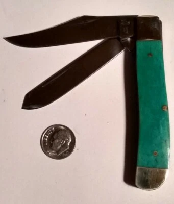 Bullet Trapper  3 1/2"  Stainless Steel  w/ Nickle Silver  Smooth Bone  * SALE * - Image 1 of 4