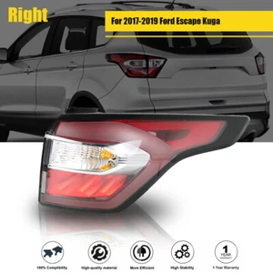 Tail Light Fit For 2017-2019 Ford Escape Kuga Quality Passenger Right Side Clear - Picture 1 of 10