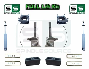 5.5" / 3" Spindle Block LIFT Kit rear Shocks, fits 2007 - 21 Toyota Tundra 2WD - Bild 1 von 1