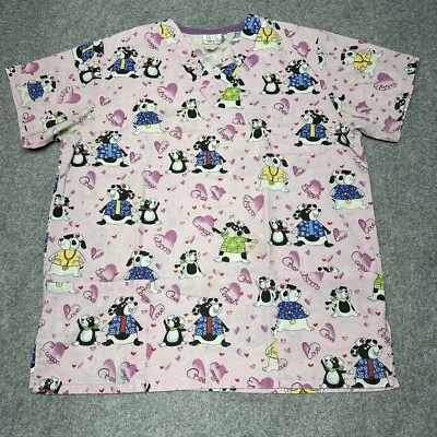 Top Médico Fundamentals by White Swan Perros Para Mujer Cuello en V Bolsillos Talla Mediana Foto 1 de 4