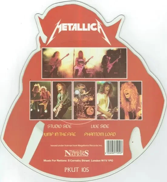 PICTURE DISC Metallica Jump In The Fire SHAPED PICTURE 7 Music for Nations - Bild 1 von 1