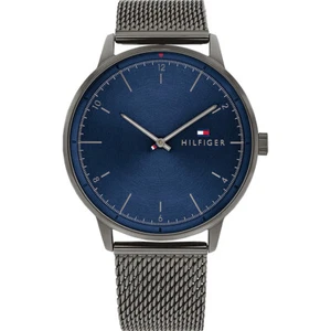 Orologio Uomo TOMMY HILFIGER HENDRIX 1791878 Bracciale Acciaio Mesh Nero Blu - Foto 1 di 2