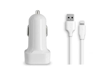 Cargador de coche + cable USB de 3 pies para Apple iPhone 14 Pro Max, iPhone 14 Plus, iPhone 14 - Imagen 1 de 6