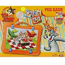 QUERCETTI LAVAGNETTA PEG GAME Tom & Jerry GIOCO CON CHIODINI 1100 PZ PER BAMBINI