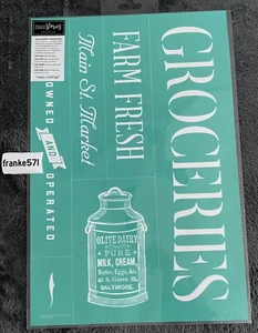 Chalk Couture Transfer Corner Market Collection Groceries Size C (12x18) New - Picture 1 of 2