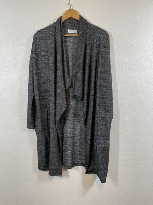 Velvet by Graham & Spencer Women’s Open Cozy Cardigan Drape gray Size XS - Image 1 of 4
