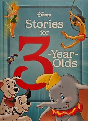 Disney Stories for 3-year-olds - Hardcover Book - 14 Stories - Imagem 1 de 2