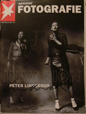 Peter Lindbergh signiert Fotografie Stern Unterschrift Signatur Autogramm - Bild 1 von 4