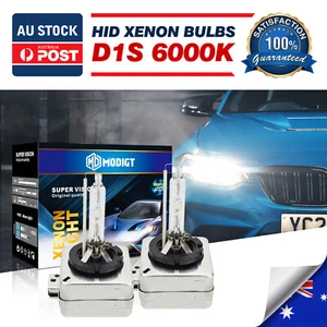 2X 6000K Heavy Duty D1S HID Xenon Headlight Replacement Bulbs High Quality - Picture 1 of 14