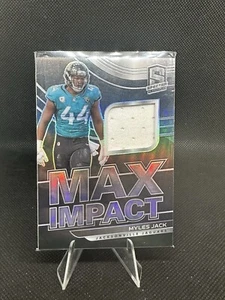 2021 Panini Spectra Max Impact Materials #33 Myles Jack Jersey /99 - Picture 1 of 2