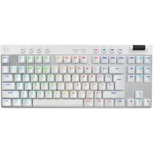 Logitech G PRO X TKL Lightspeed Gaming Keyboard, White - Picture 1 of 2
