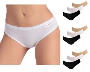 9 Mutande Donna Slip Donna in cotone Bielastico Essendo B4000 (mod. Liabel) - Picture 1 of 11