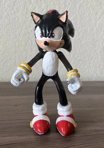OOAK Shadow/Sonic Customized Collectible Figure, 8” One Of A Kind, Custom Paint - Picture 1 of 15