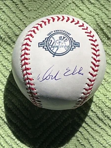 Doc Ellis autografato singolo firmato bellissimo Selig NYY 100° anniversario JSA COA - Foto 1 di 2