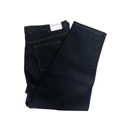 Pantalones de mezclilla Harbor Bay Continuous Comfort azules para hombre talla 48x32 elásticos calce suelto NUEVO Foto 1 de 4
