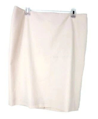 Falda lápiz Body by Victoria Secret para mujer talla 16 forrada melocotón cremallera abertura trasera Foto 1 de 4