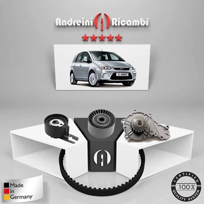 KIT DISTRIBUZIONE + POMPA ACQUA FORD C-MAX 1.6 TDCI 66KW 90CV 2010 -> - Immagine 1 di 2