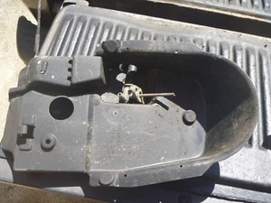 OEM 01-05 Honda TRX250EX Gas Tank Heat Shield Tray w/ Gas Fuel Valve Petcock - Picture 1 of 1