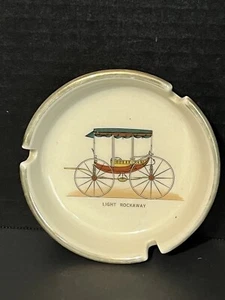 Vintage, Hyalyn Ashtray  4 1/4” Round Light Rockaway - Picture 1 of 6